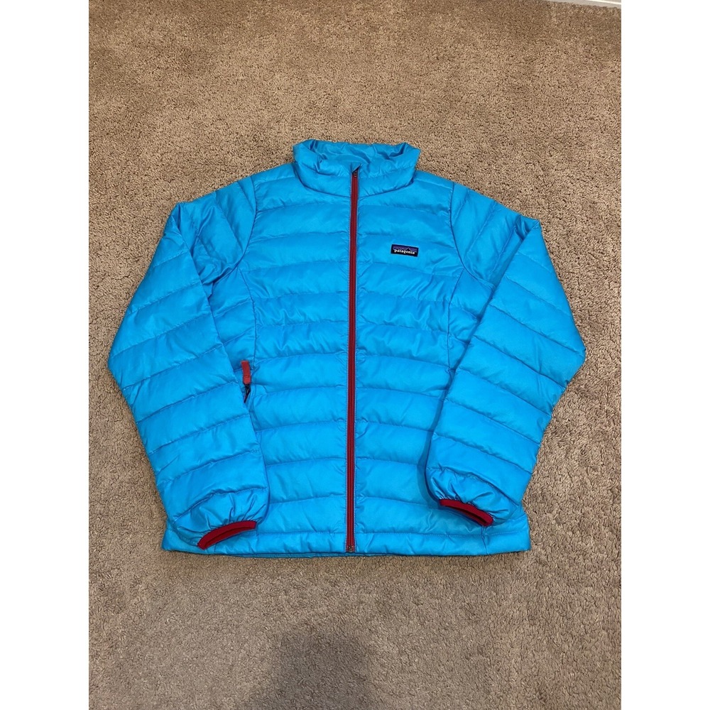 Patagonia Girls Down Sweater Jacket size Extra Large (14) Youth Puffer Coat